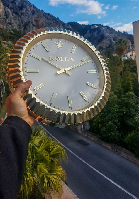 official rolex wall clock|rolex watch face wall clock.